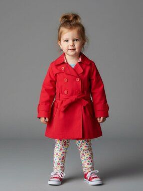 NWT Red Coat Sarah Louise Spring/Fall Toddler
